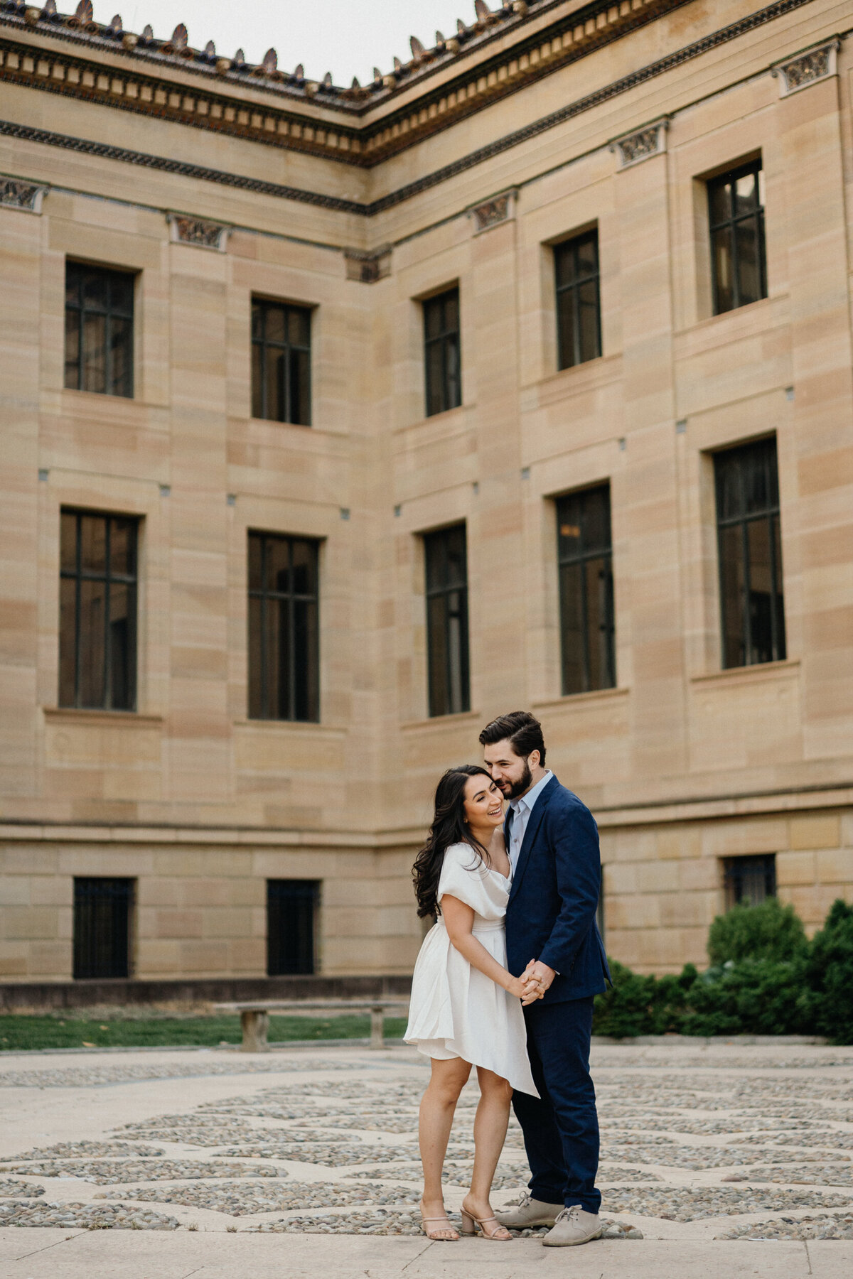 philadelphia art museum engagement photos
