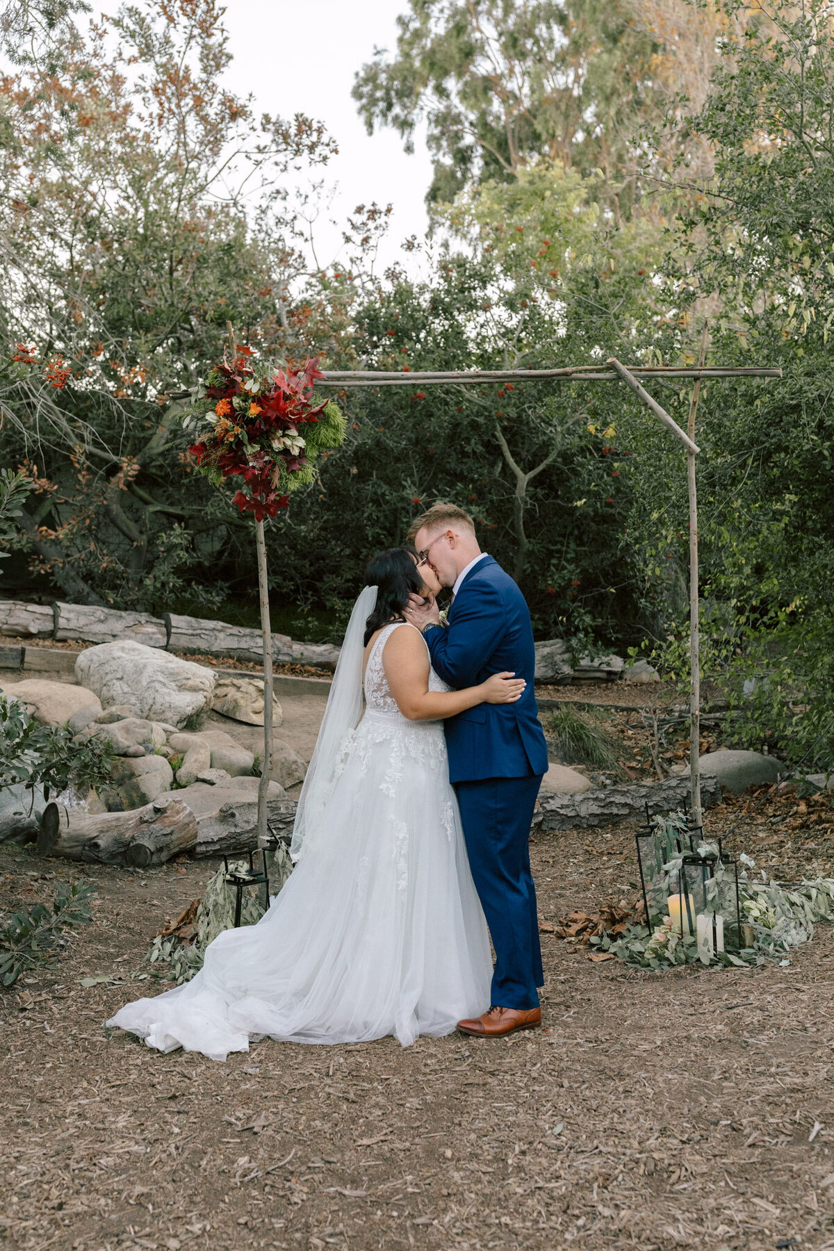 A wedding at the Environmental Nature Center in Newport Beach, CA