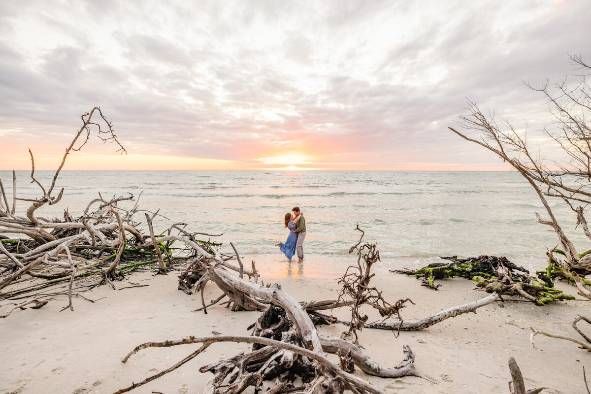 Delnor-wiggins-naples-florida-engagement-photographer-wedding-sunset