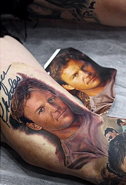 color portrait tattoo