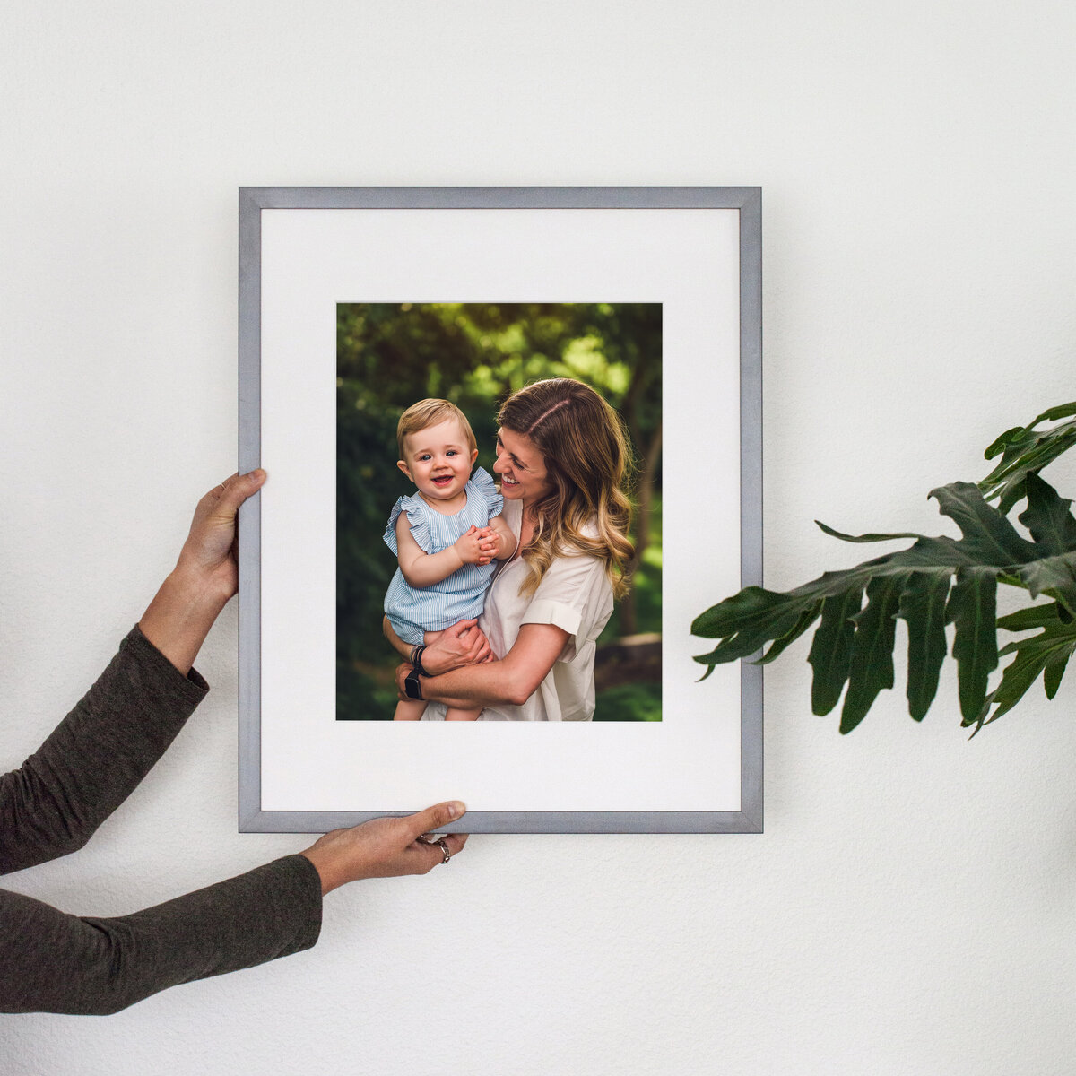 Framed print of family photo