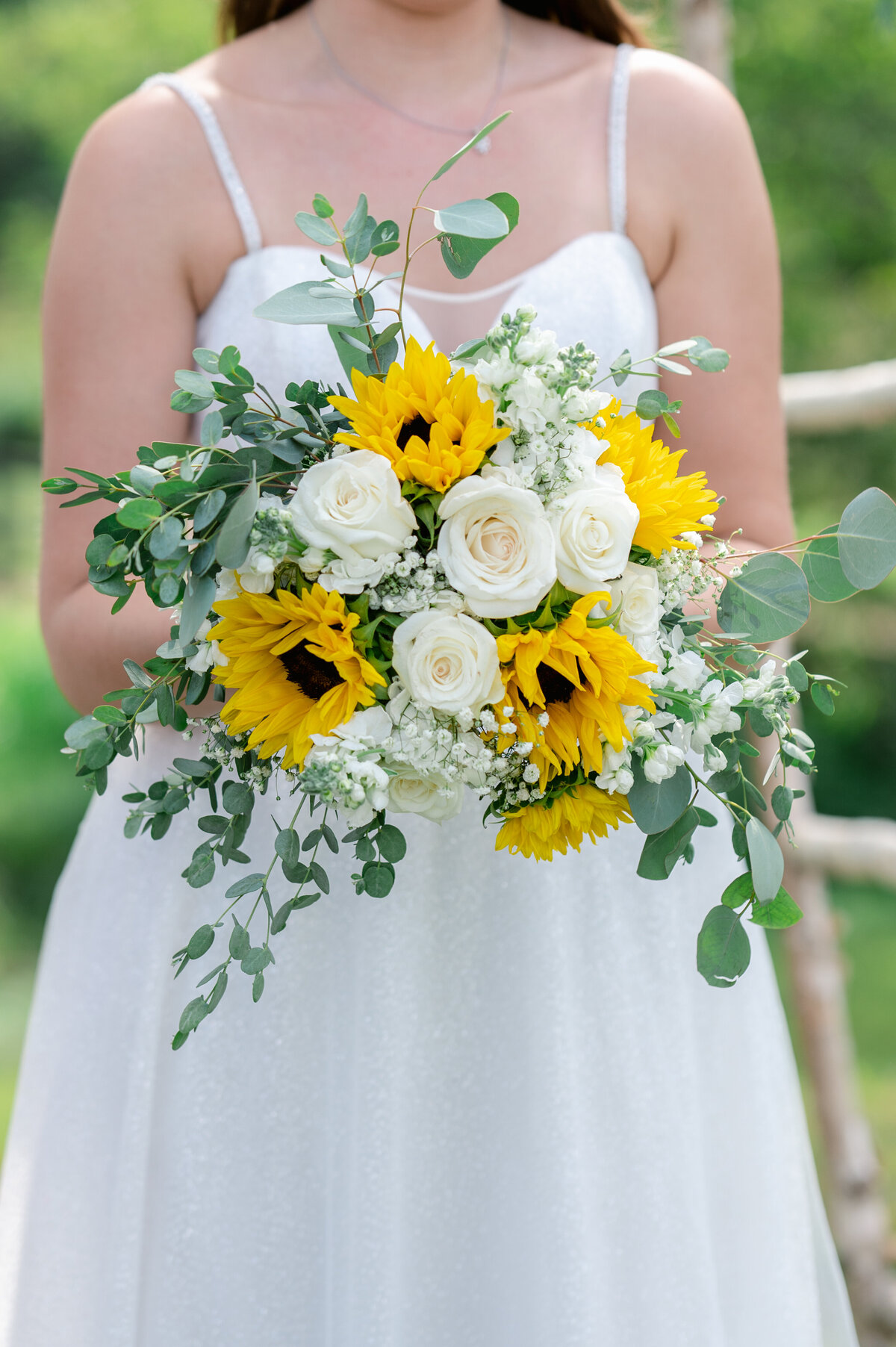 Wedding Photographer photography wedding day wedding bouquet bride flowers sunflowers