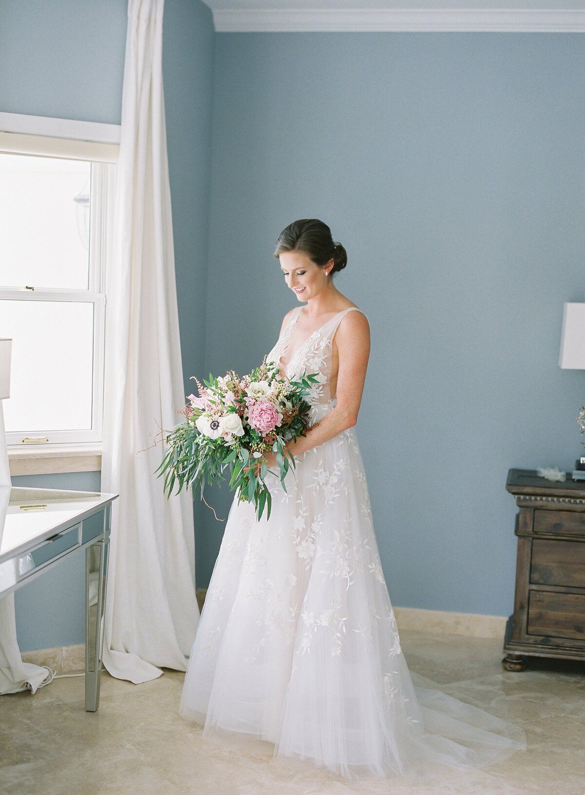 Fine Art Film Wedding Photographer Vicki Grafton Photography grand Cayman Destiantion Caribbean Luxury Villa 12