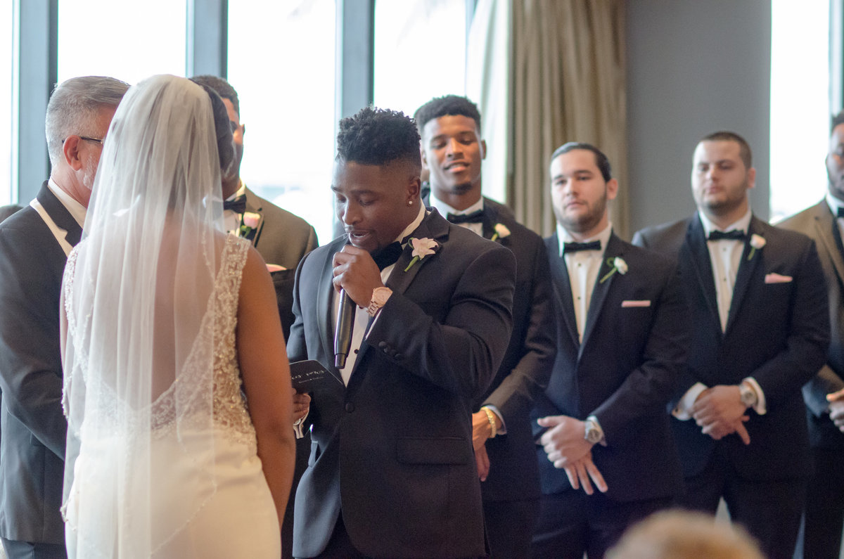 NFL Miami Dolphins Brandon Radcliff ShaKyra Radcliff Briza on the Bay Wedding Andrea Arostegui Photography-134