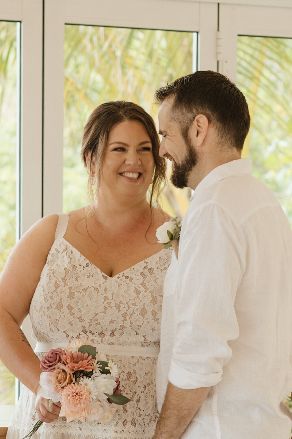 Bride and Groom Wedding ceremony