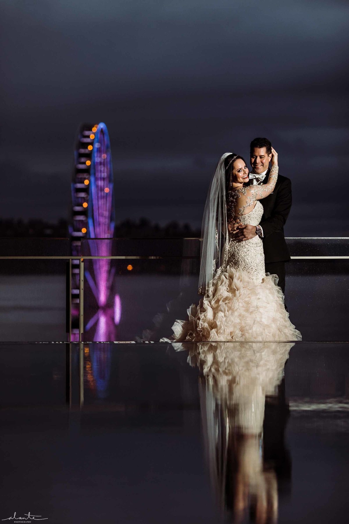 Stunning Four Seasons ballroom wedding designed by Flora Nova Design.