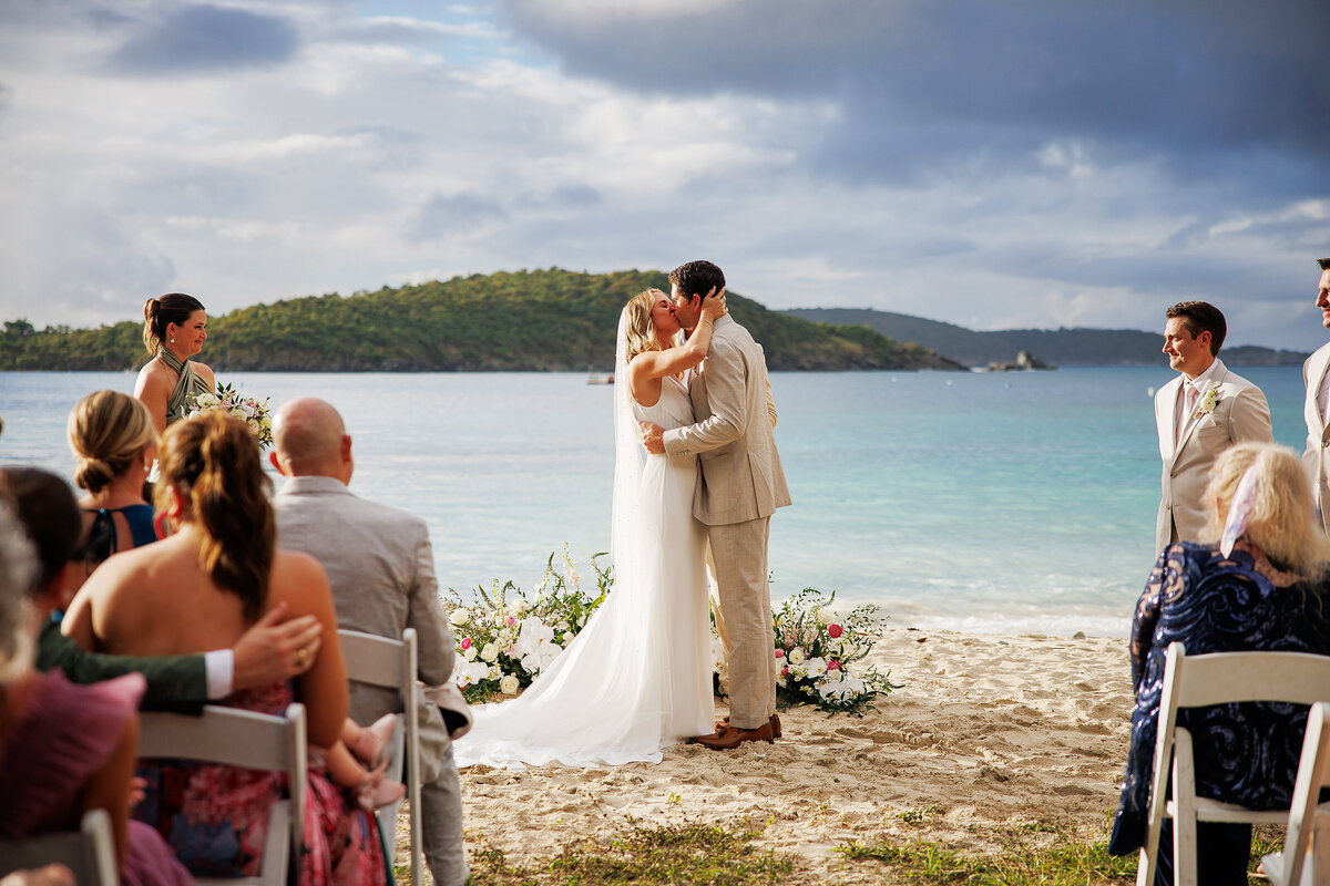 wedding at oppenheimer beach st john