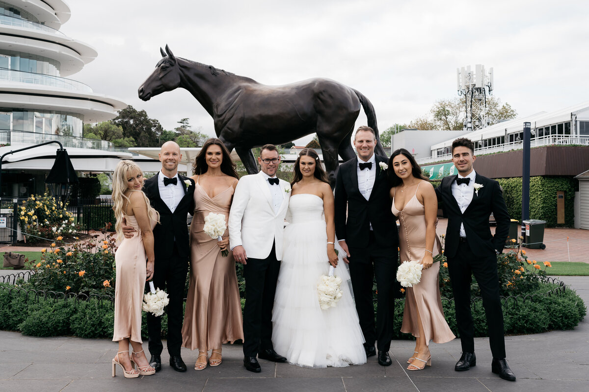 Flemington Racecourse, Courtney Laura Photography, Katey and Luke-503