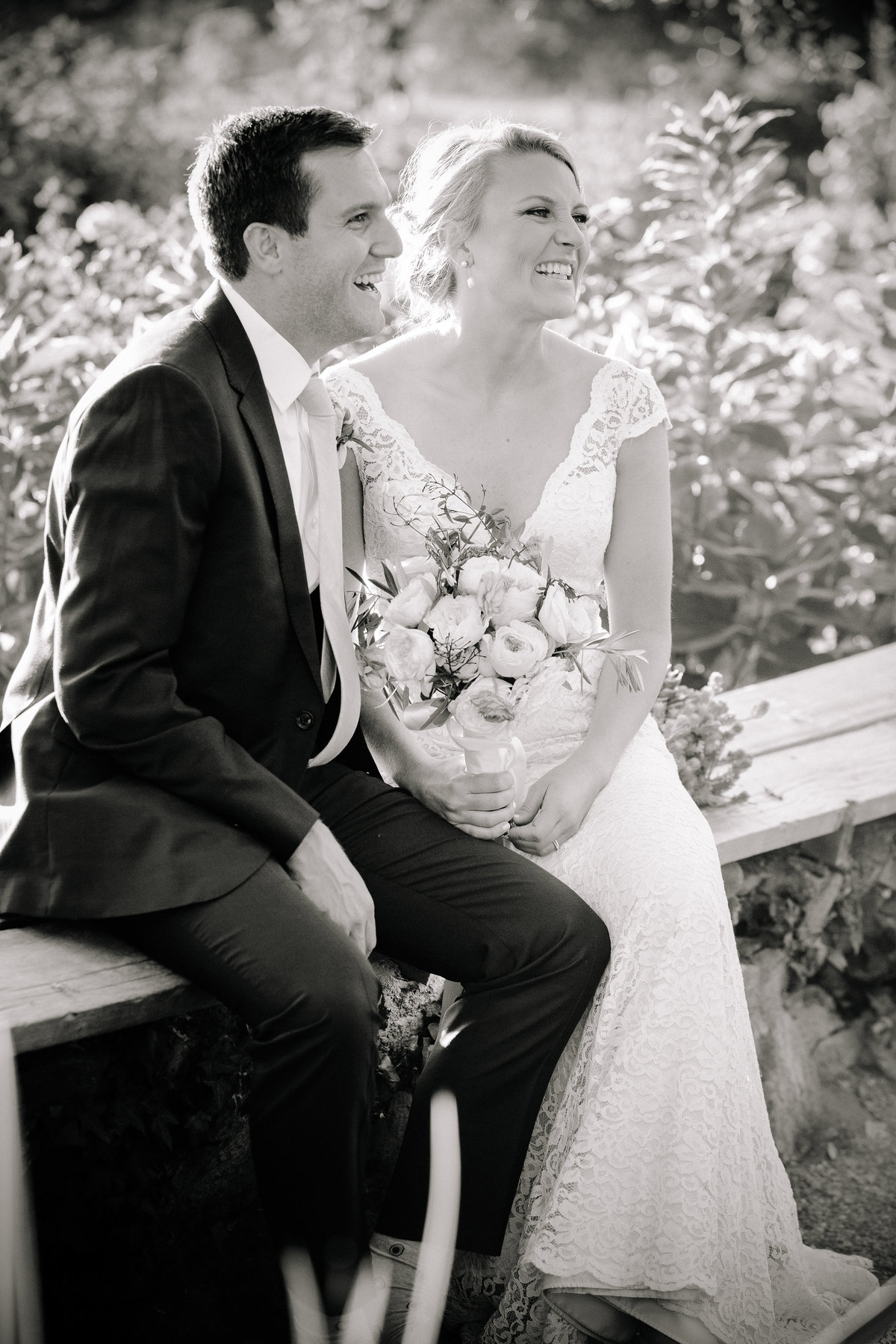 Outdoor wedding at Beltane Ranch in Sonoma.