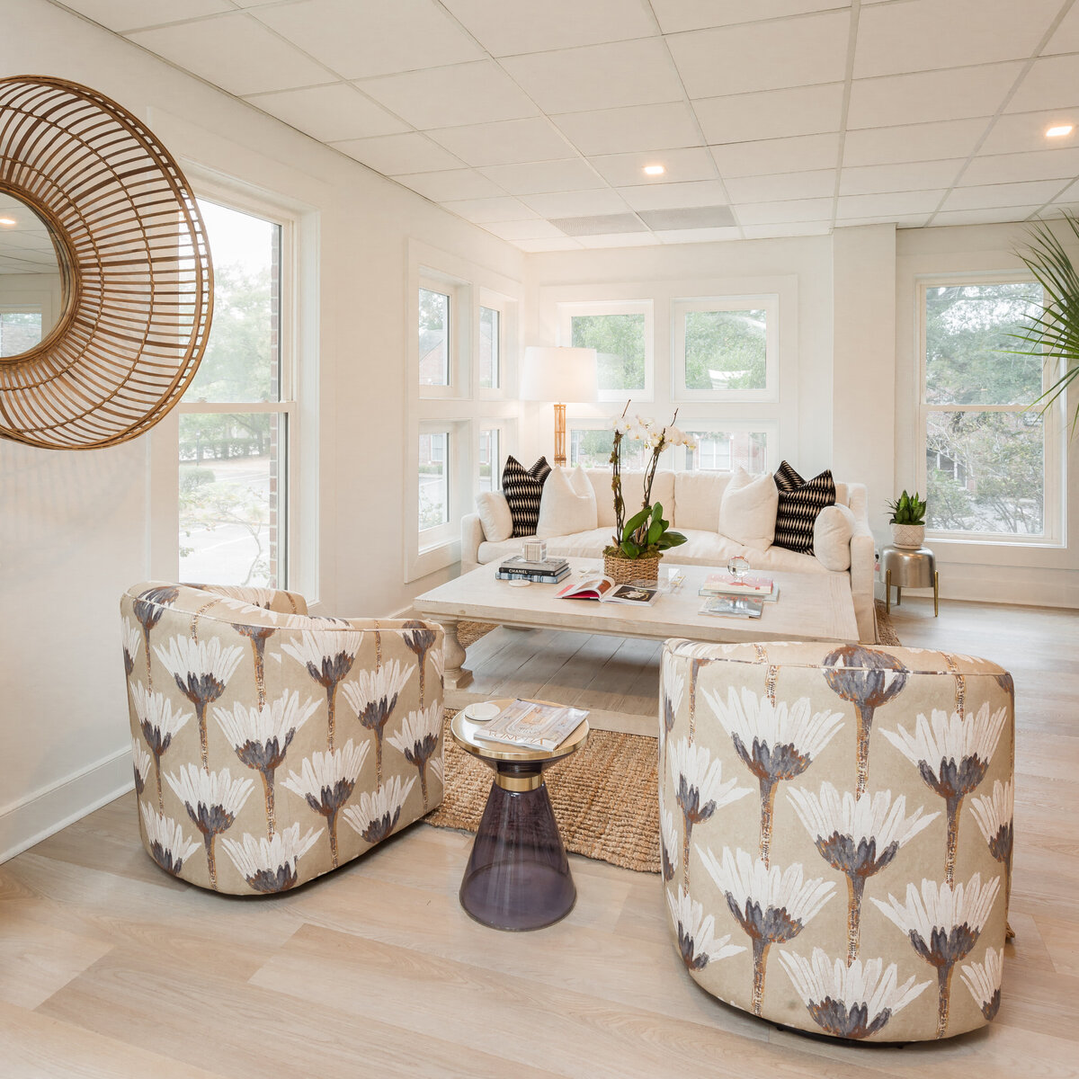 Clean, professional medical spa treatment room with neutral tones at MonArte Beauty Collective in Mount Pleasant