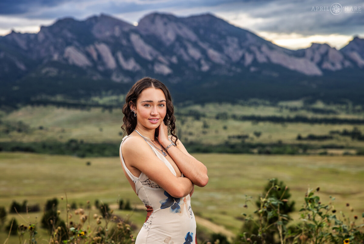 Mountain Backdrop for Colorado Senior Photography