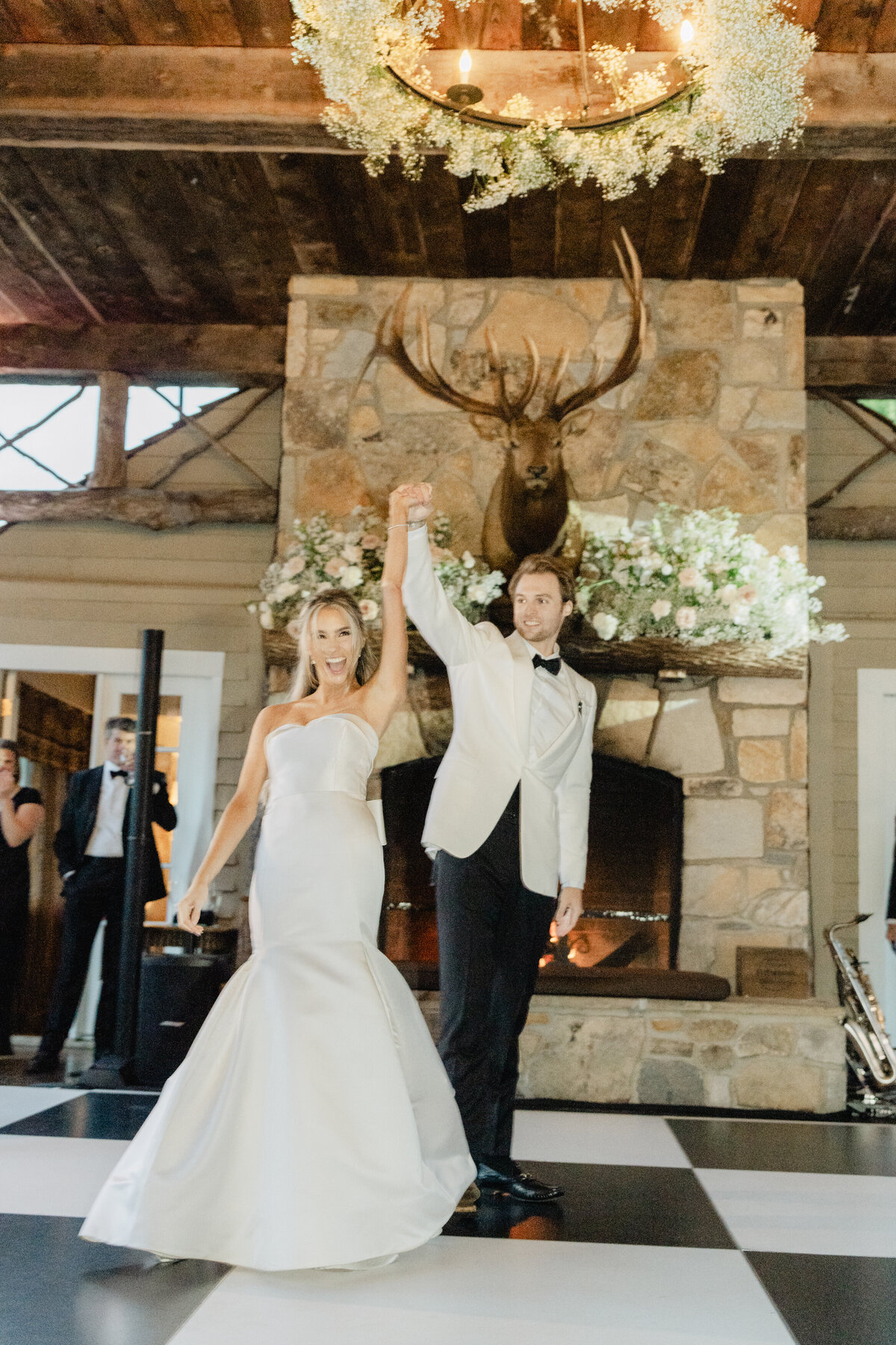 Bride and Groom at Chattooga Club Cashiers NC by Wedding Photographer Nick Francis-94