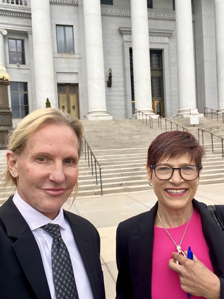 Trial break at Denver District Court