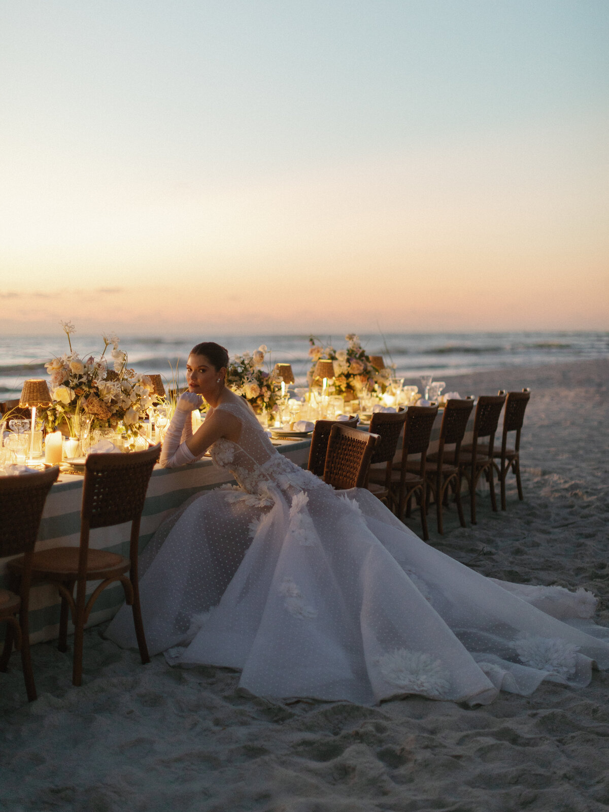 St. Regis x Engaged Magazine - Tablescape - Beach - Longboat Key, Florida - Chrissy O'Neill & Co. - South Florida Wedding Photographer-270