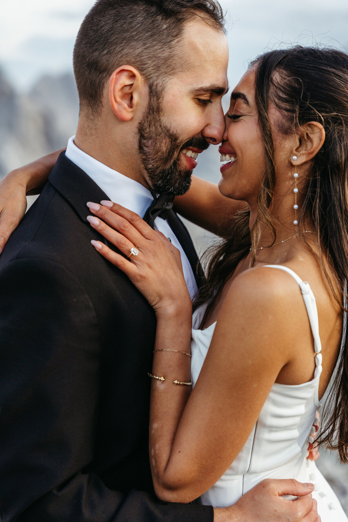 Marmarole helicopter Elopement Dolomites -74