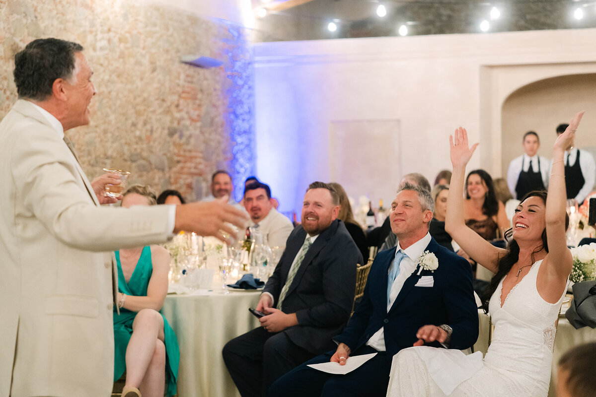 father of the bride giving a speech 