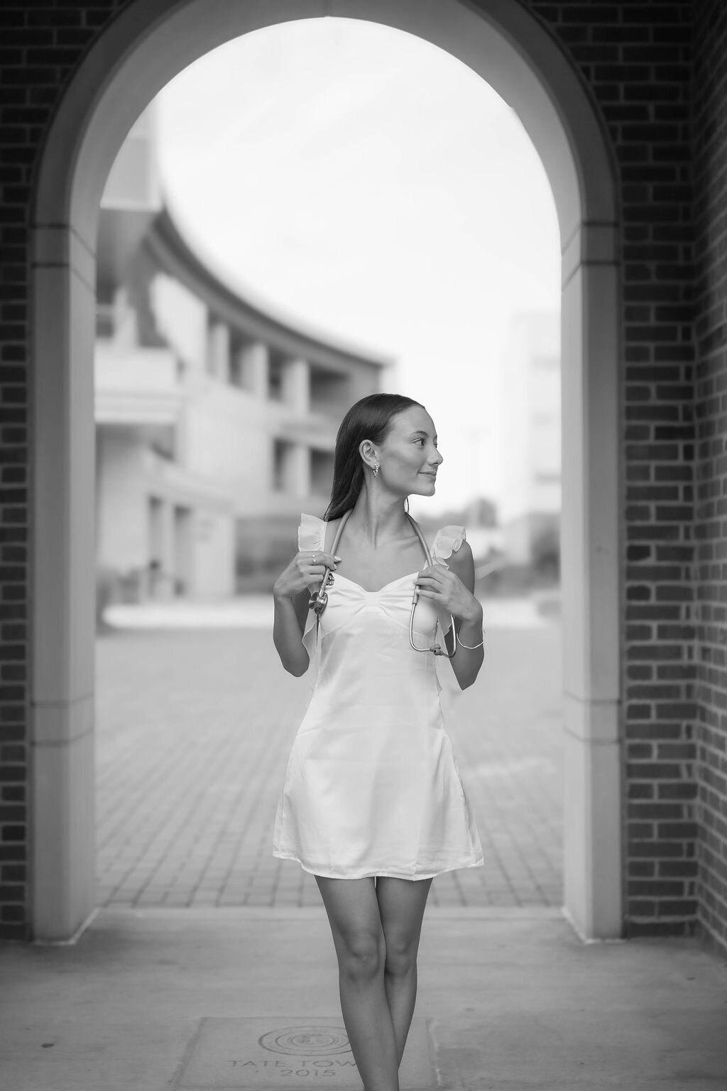 College graduation milestone photo session Charlotte NC