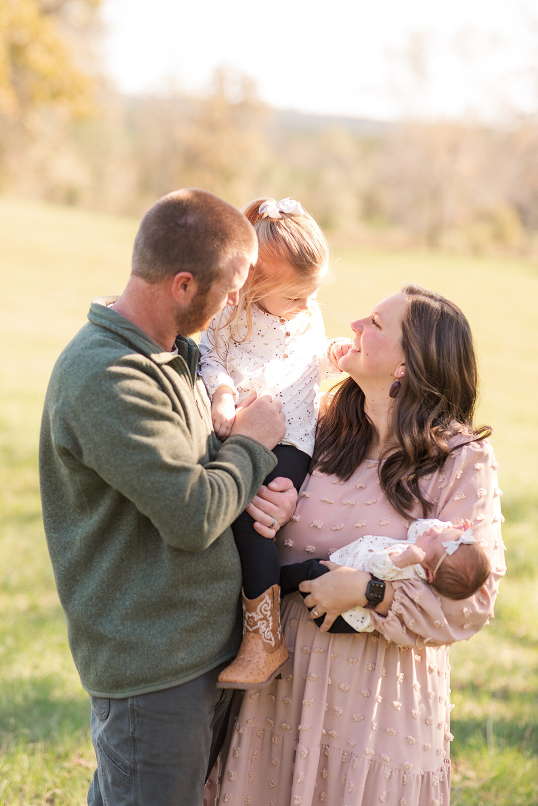 South Carolina family photographer capturing newborn moments