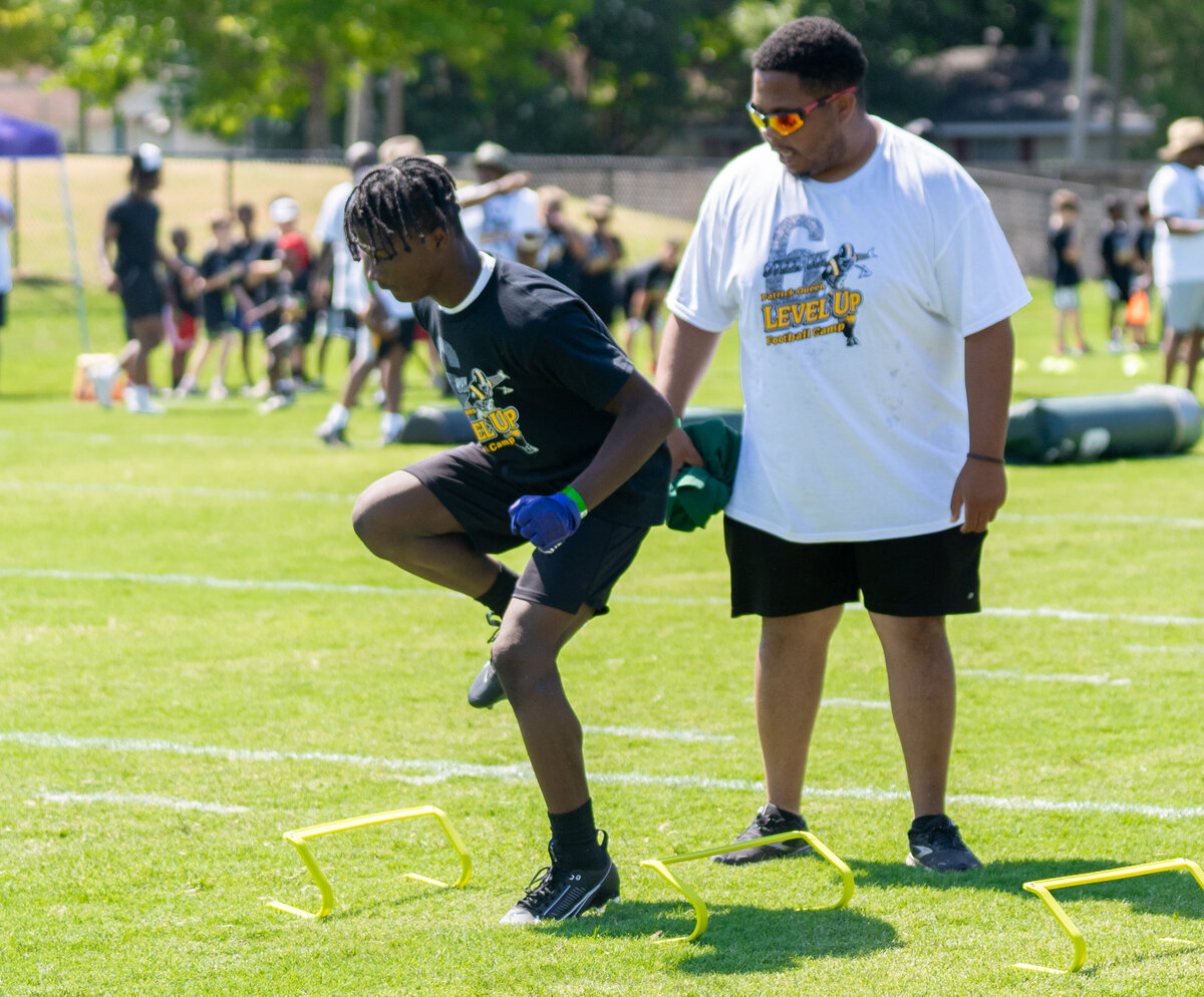 Patrick Queen Level Up 2024 Football Camp -205