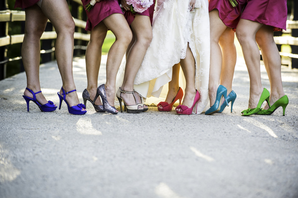 Colorful Summer Wedding Photo