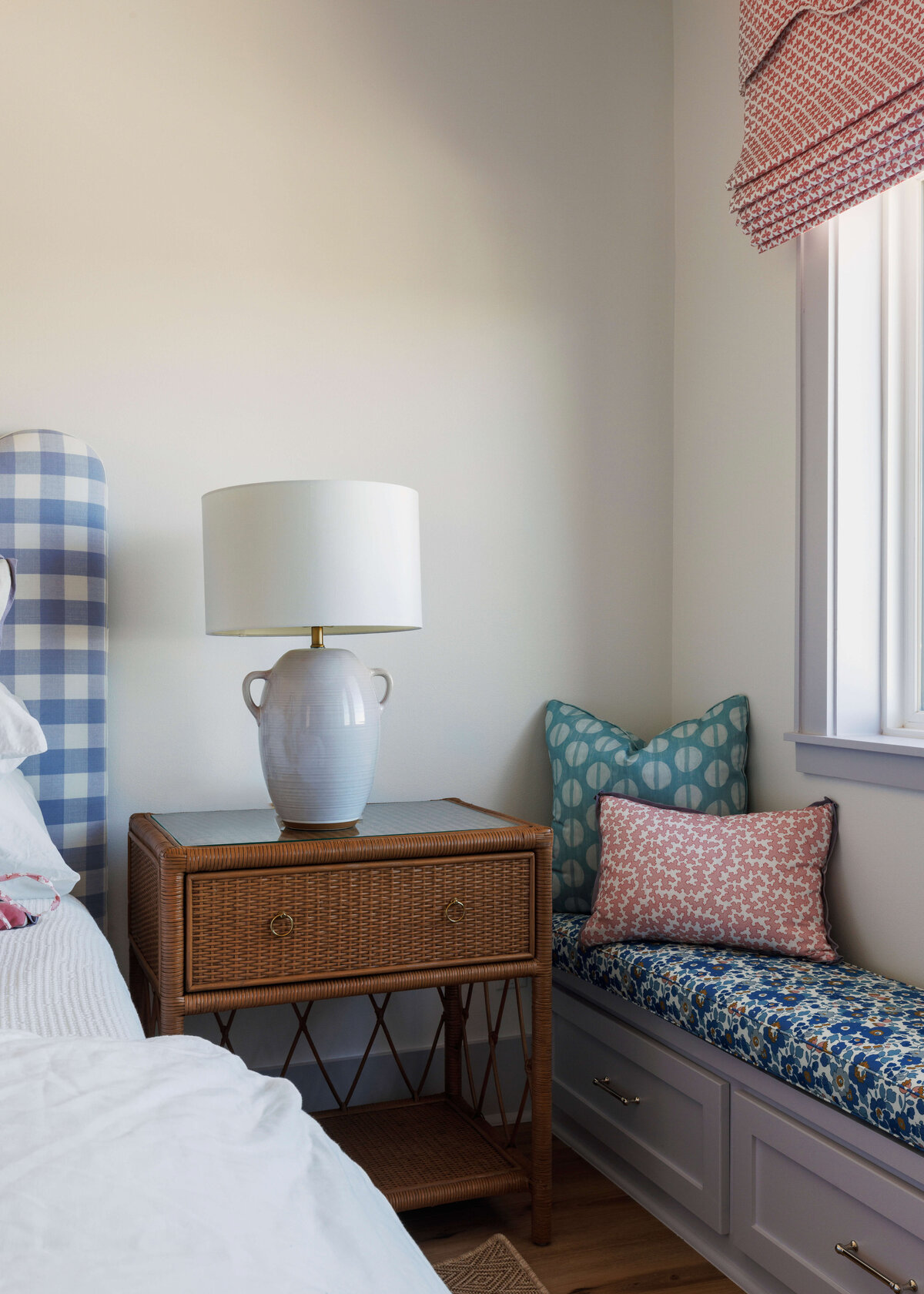 oyster creek studios lighthouse on the lake wooden accent table with window bench with storage in bedroom