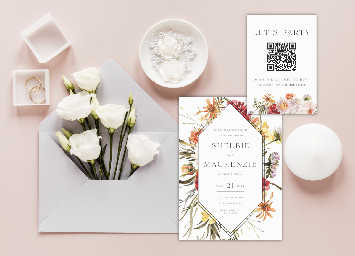 the shelbie wedding invitation suite by belle azalee