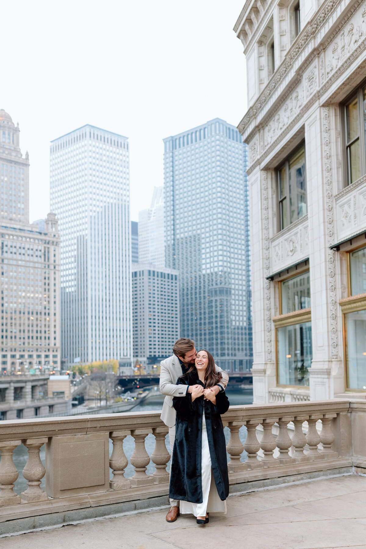 coffee date engagement photos