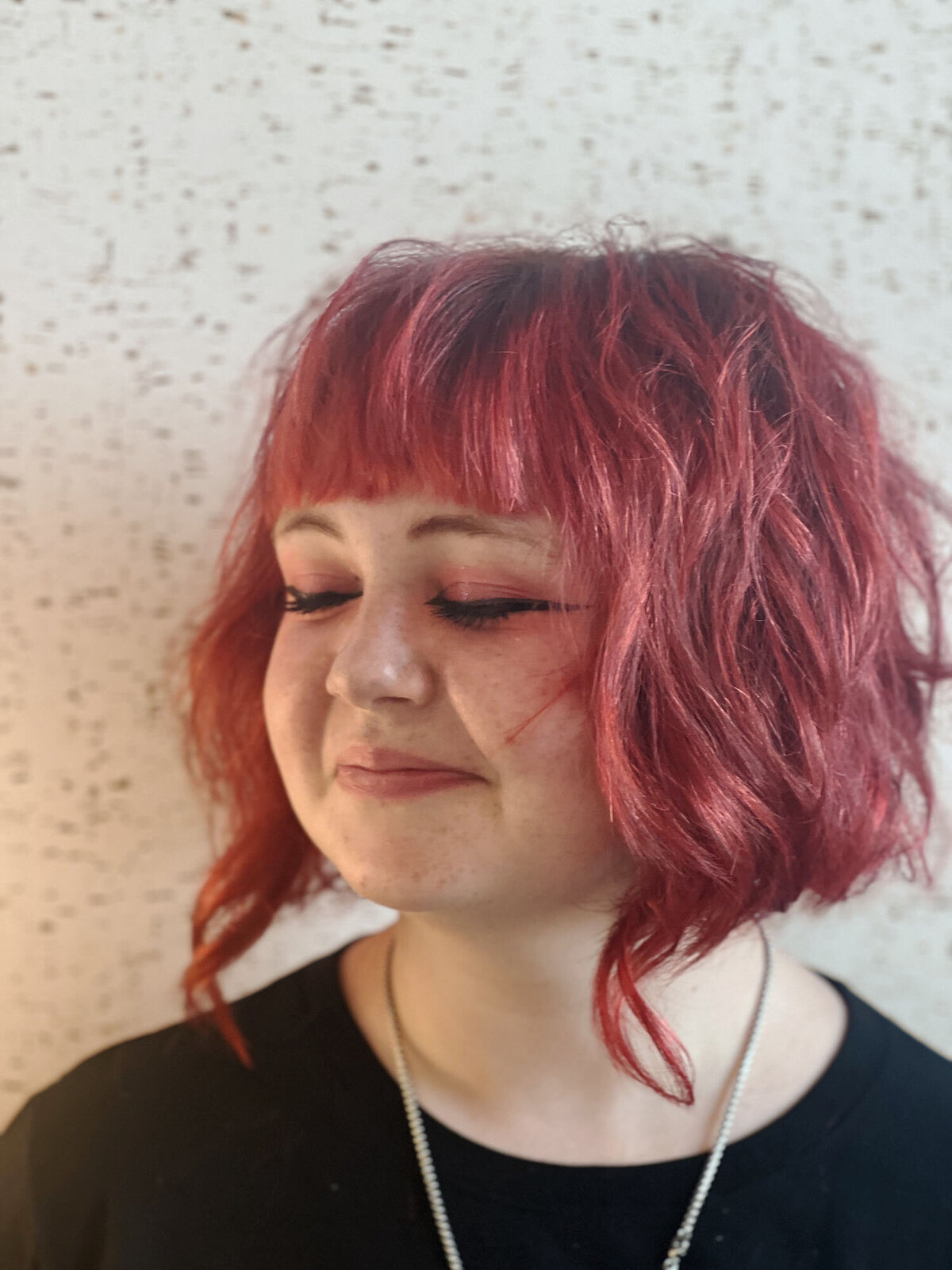 1212 Hair Studio-Trisha Gay-Cleveland Natural Texture Shag-Razor Cut-Custom Cut and Color_11