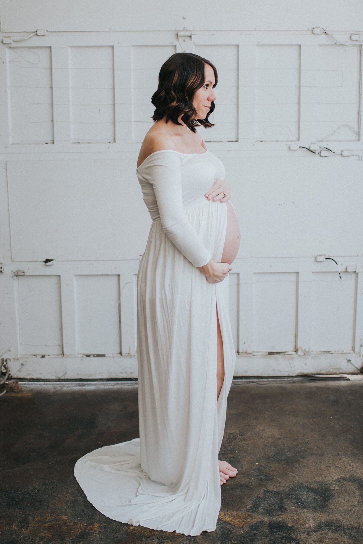 maternity dress photo session ohio