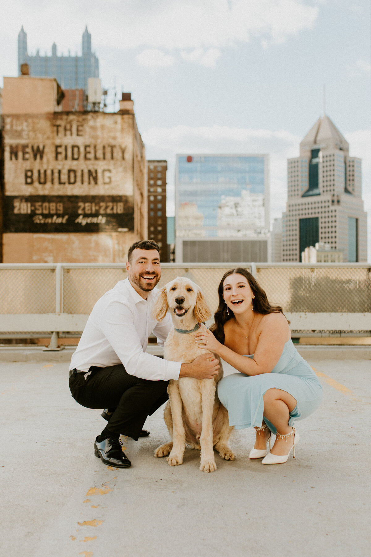 Downtown Pittsburgh Engagement Session