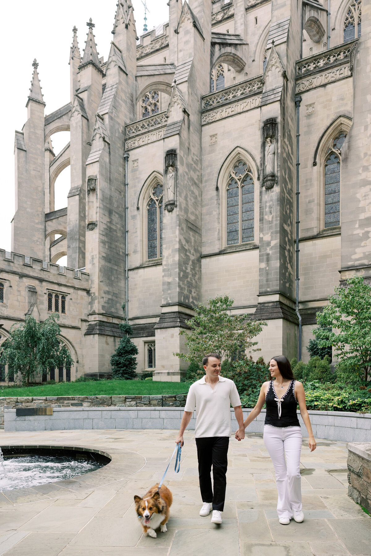 Michelle  Dylans Engagement Session_National Cathedral Washington DC Wedding Photographers_0001