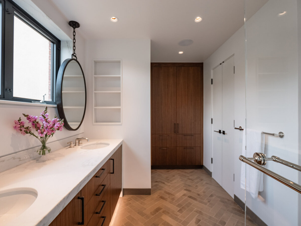 Exterior and interior views of the luxury home at 624 E Hopkins Avenue in Aspen Core, Colorado.