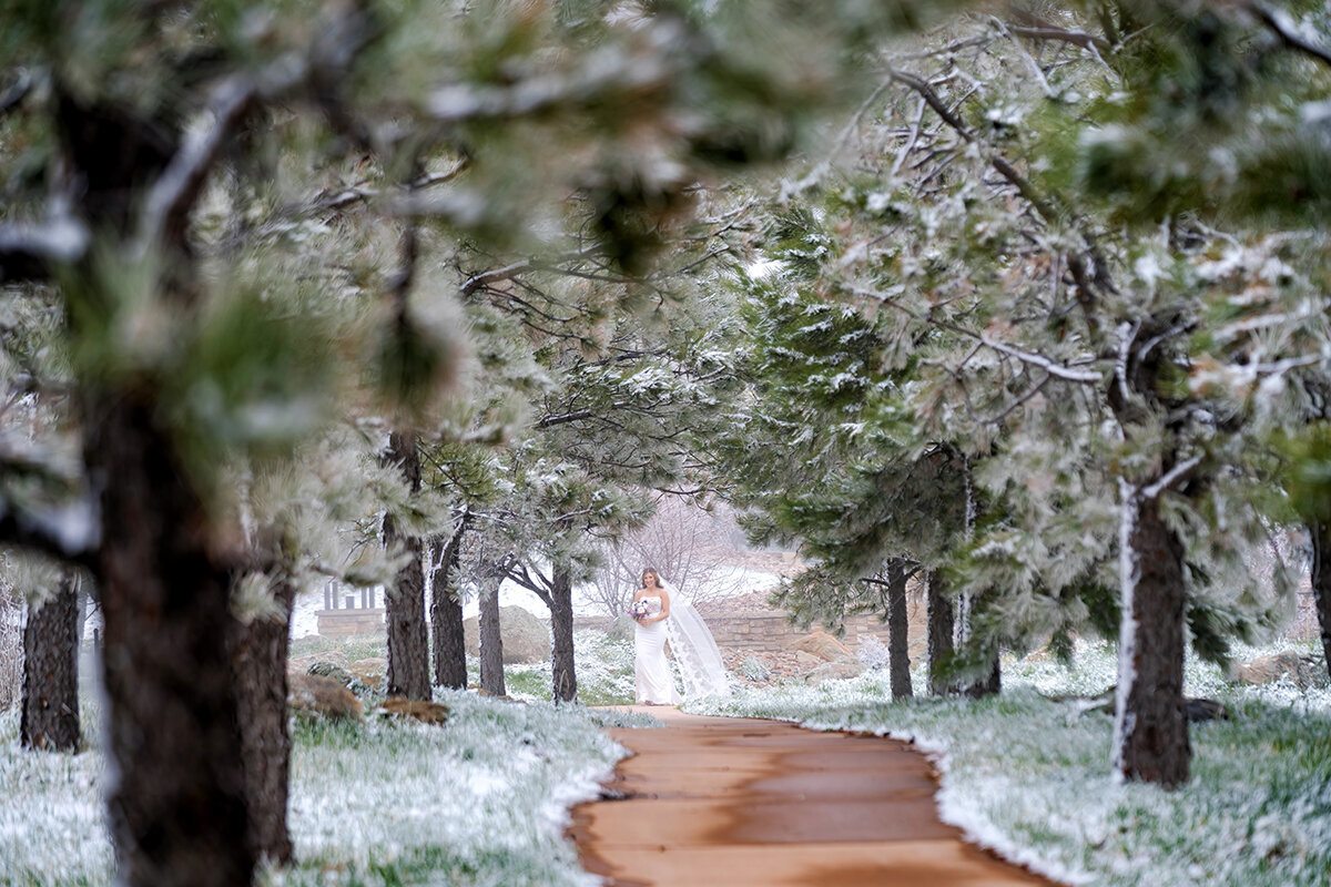 Spruce Mountain April wedding