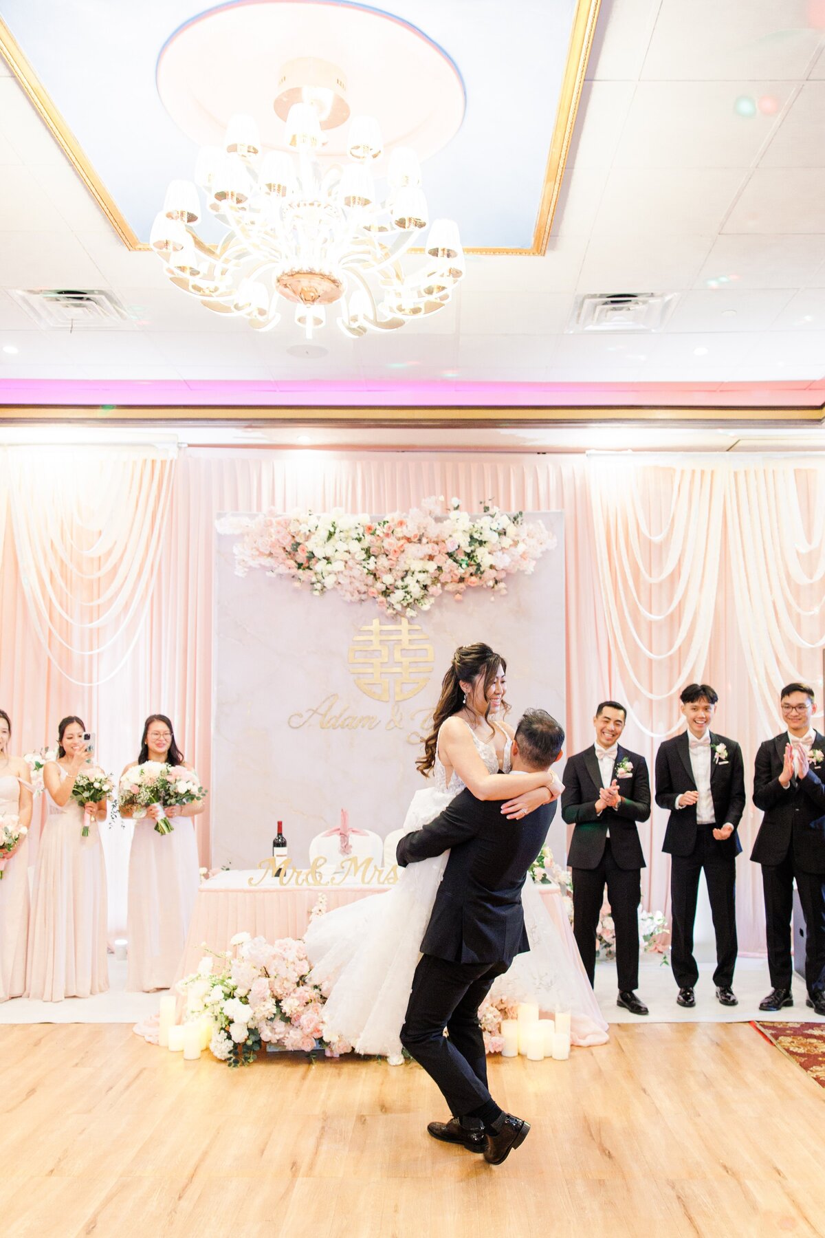 First dance at Joyful Garden in Watertown, MA