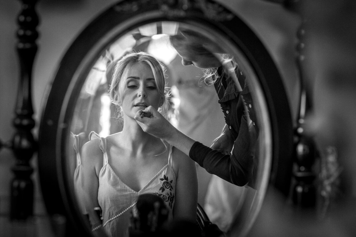 Wedding Hair Makeup Château in Normandy France