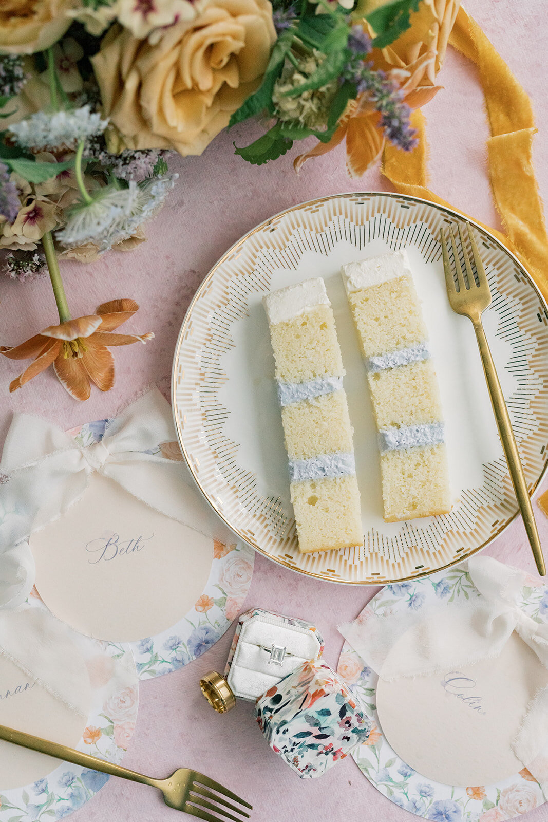 paris-wedding-cake-menu-floral-wedding