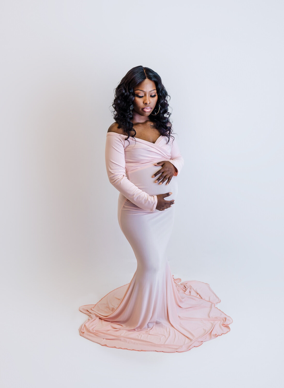 pensacola-maternity-photography-pink-gown