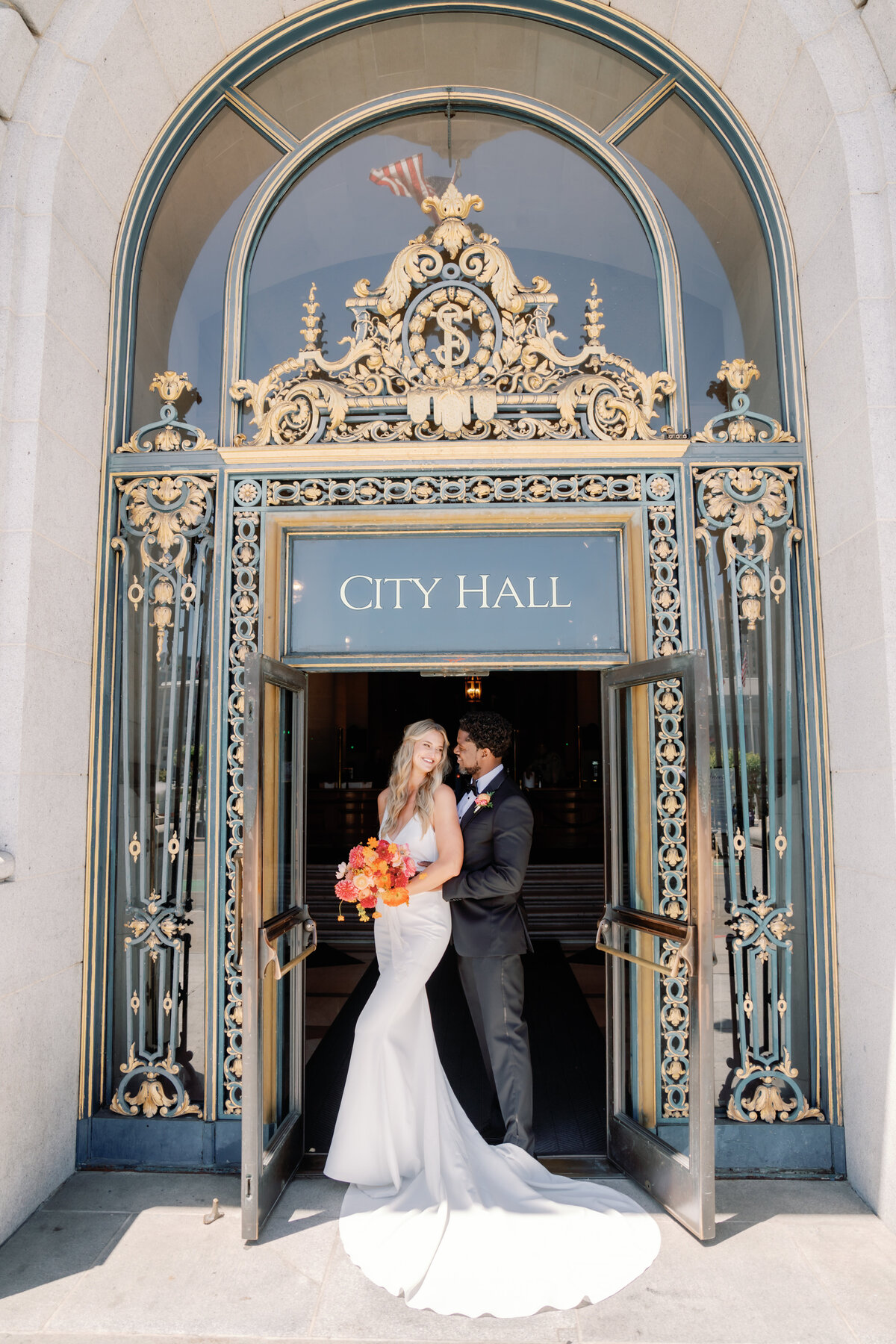 Sarah & Aaron SF city Hall Wedding-22