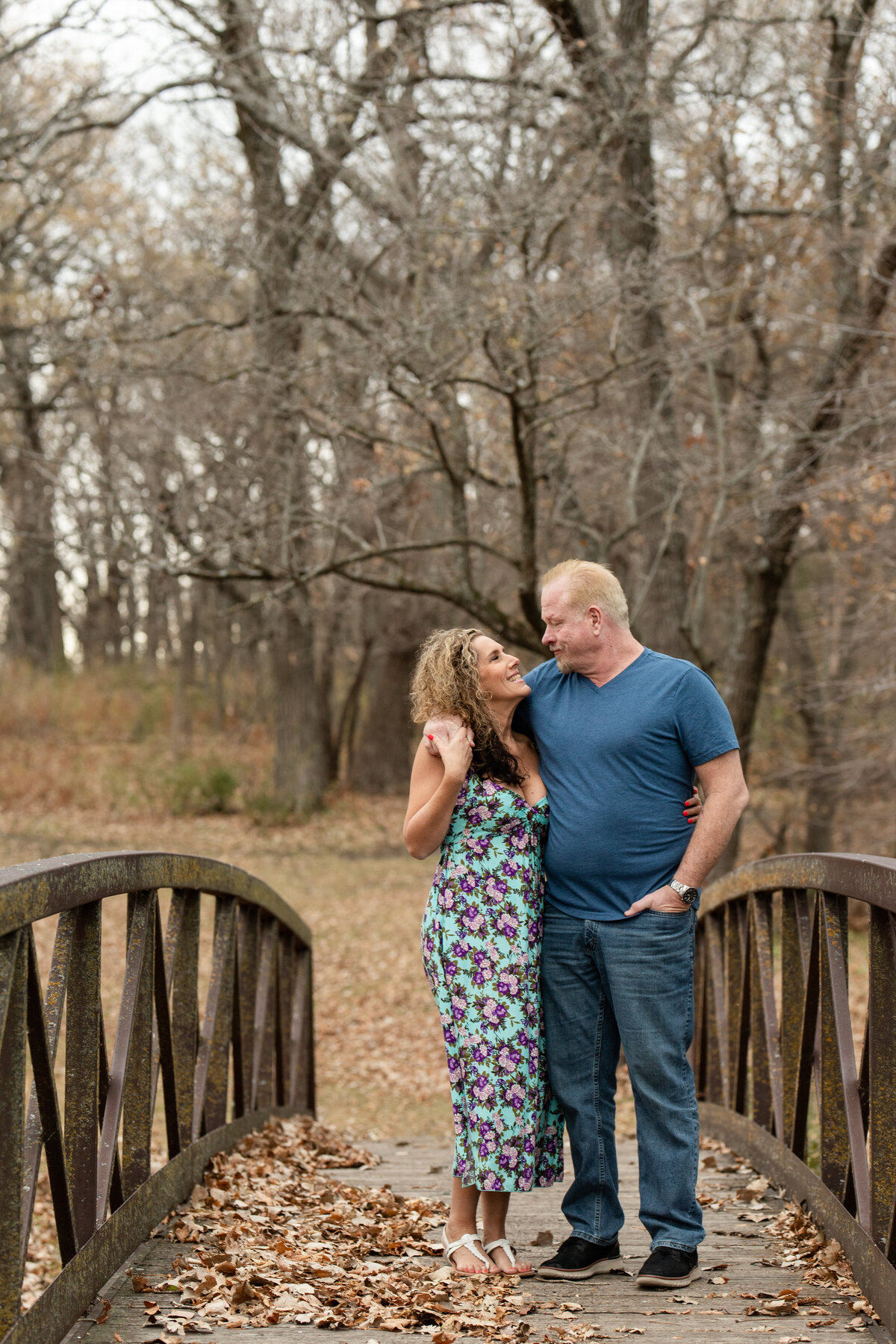 Fall Engagement Portrait