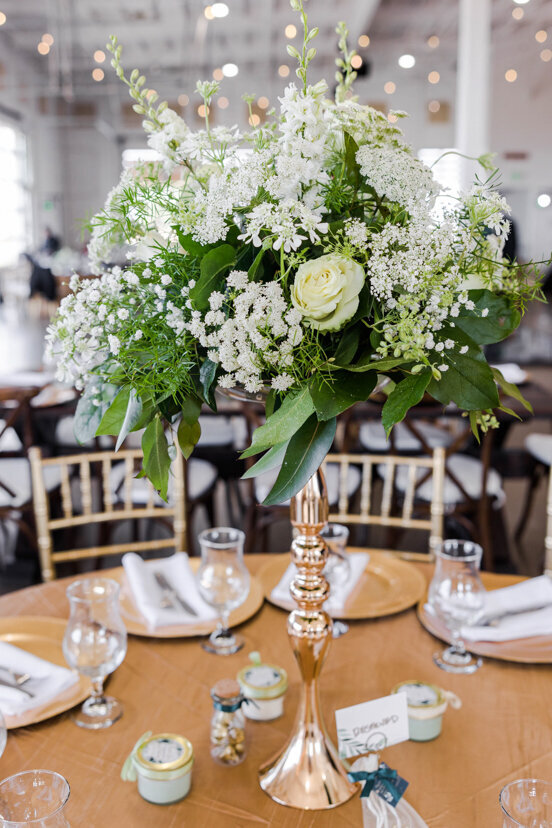 green-white-floral-table-topper