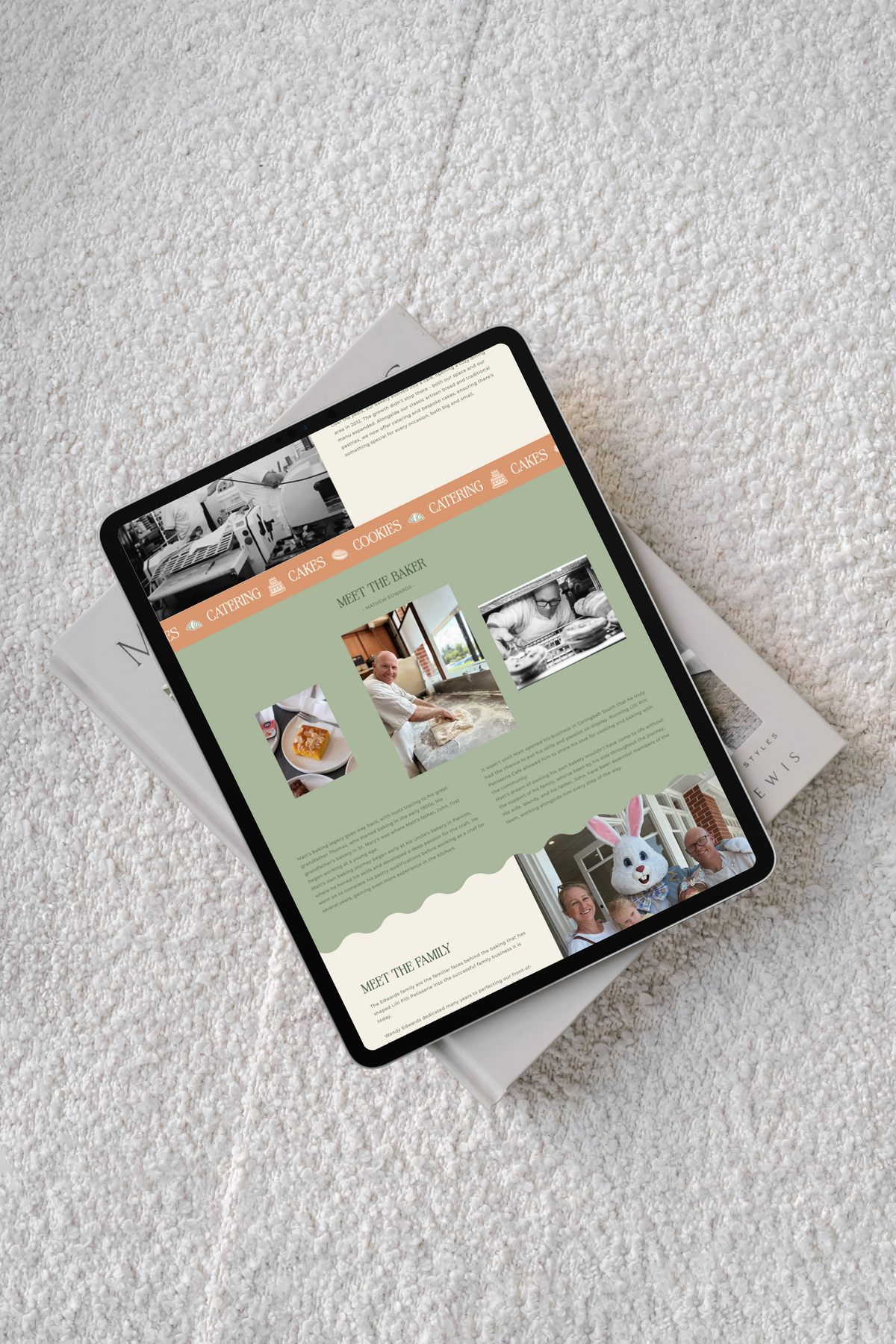 Evita iPad Mockup