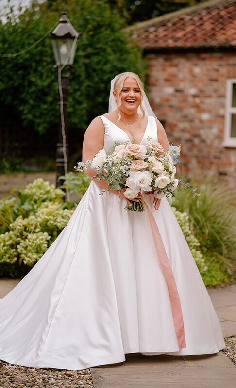 bride with bouquet 63