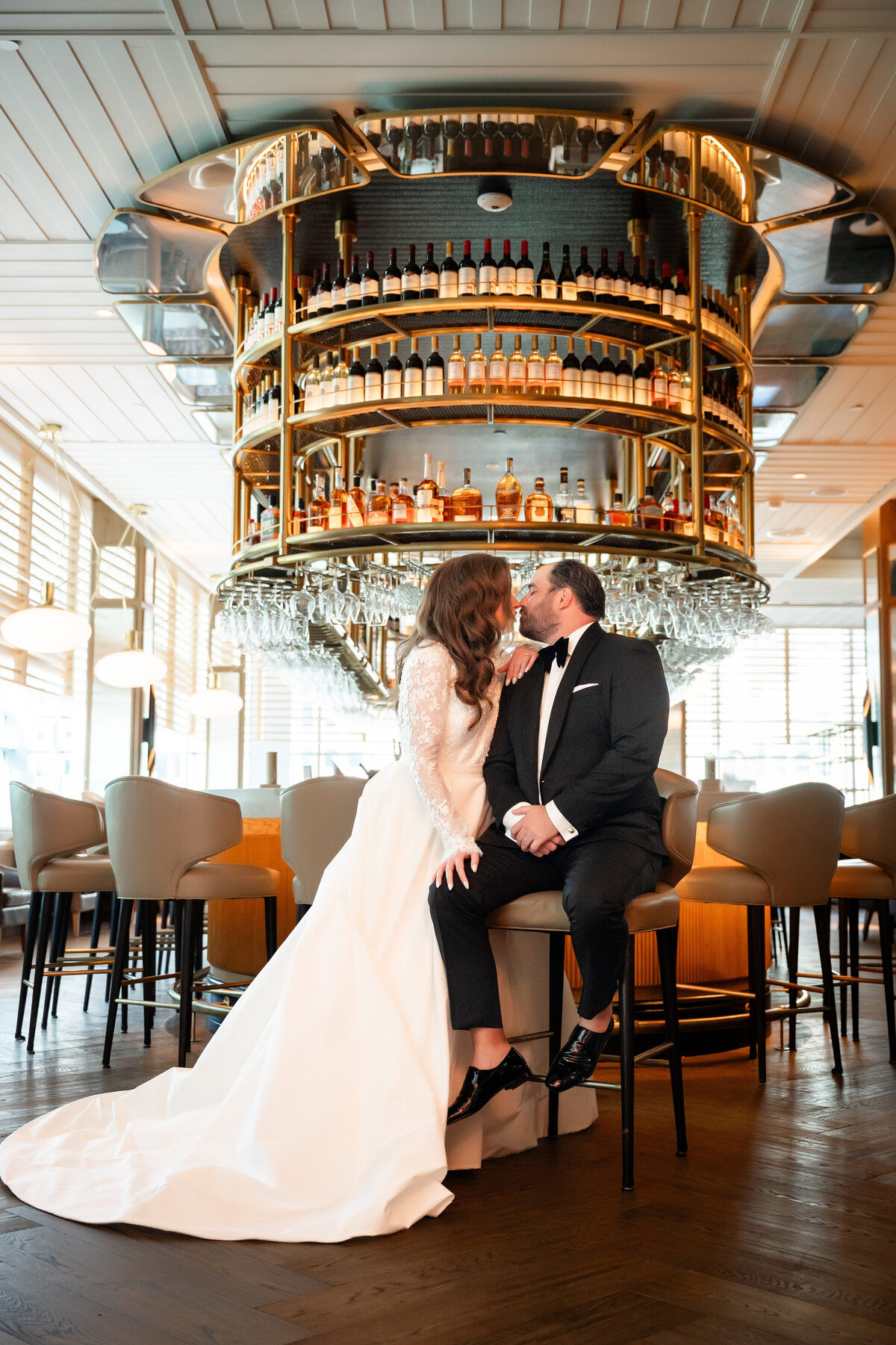 fairmont hotel fl 2 bar wedding photo