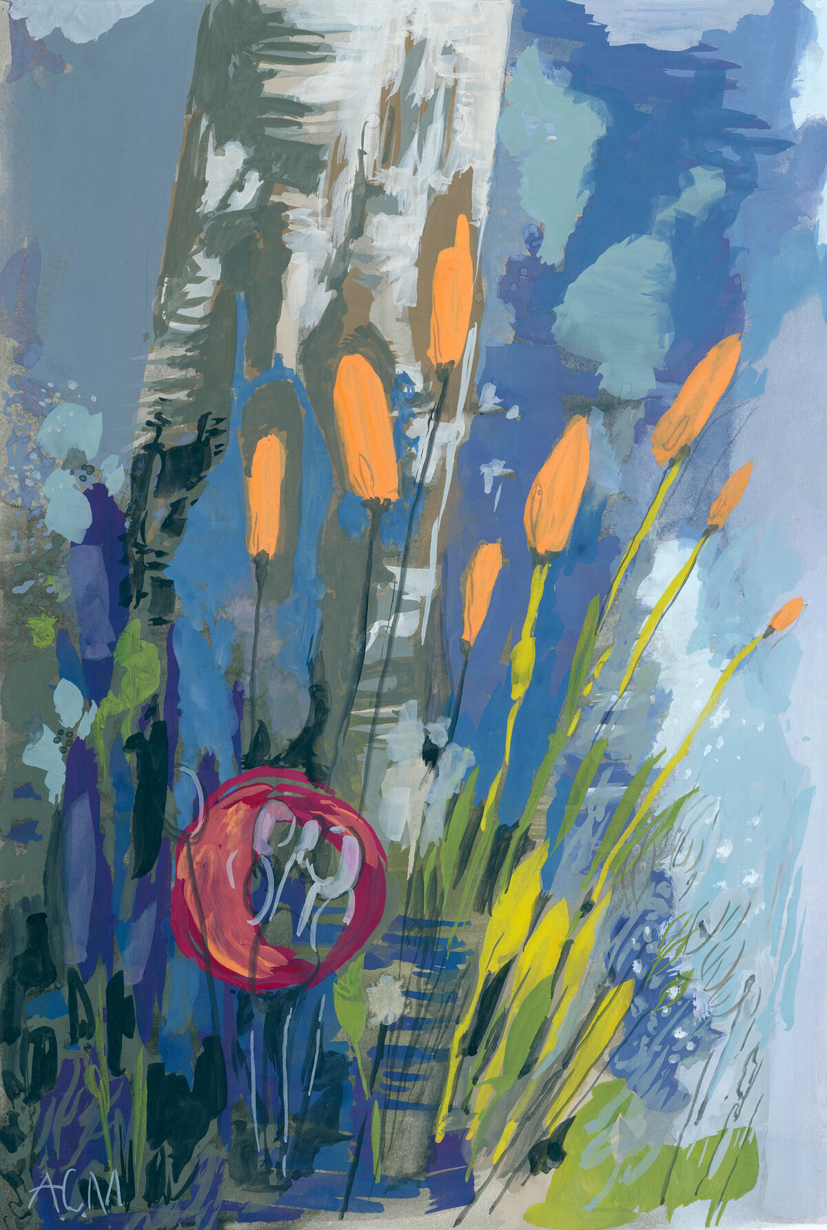 Driftwilde_gouache_20220829_24_original_hotpoker-abstract-gouache_original-artwork-waterbased-media_Anne-Cressey_A.-C._McGraw