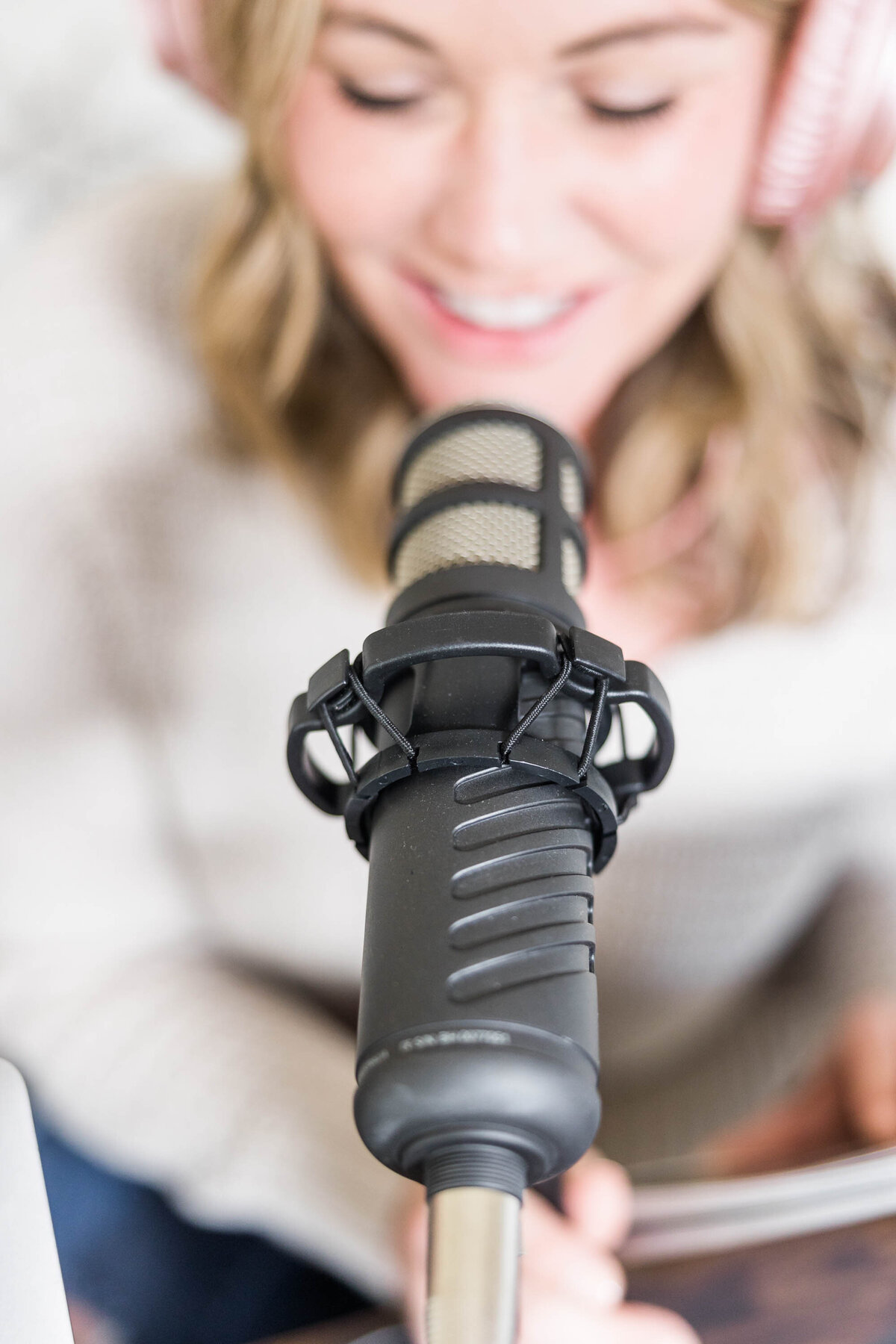 personal-branding-photography-podcast-host-speaking-into-microphone