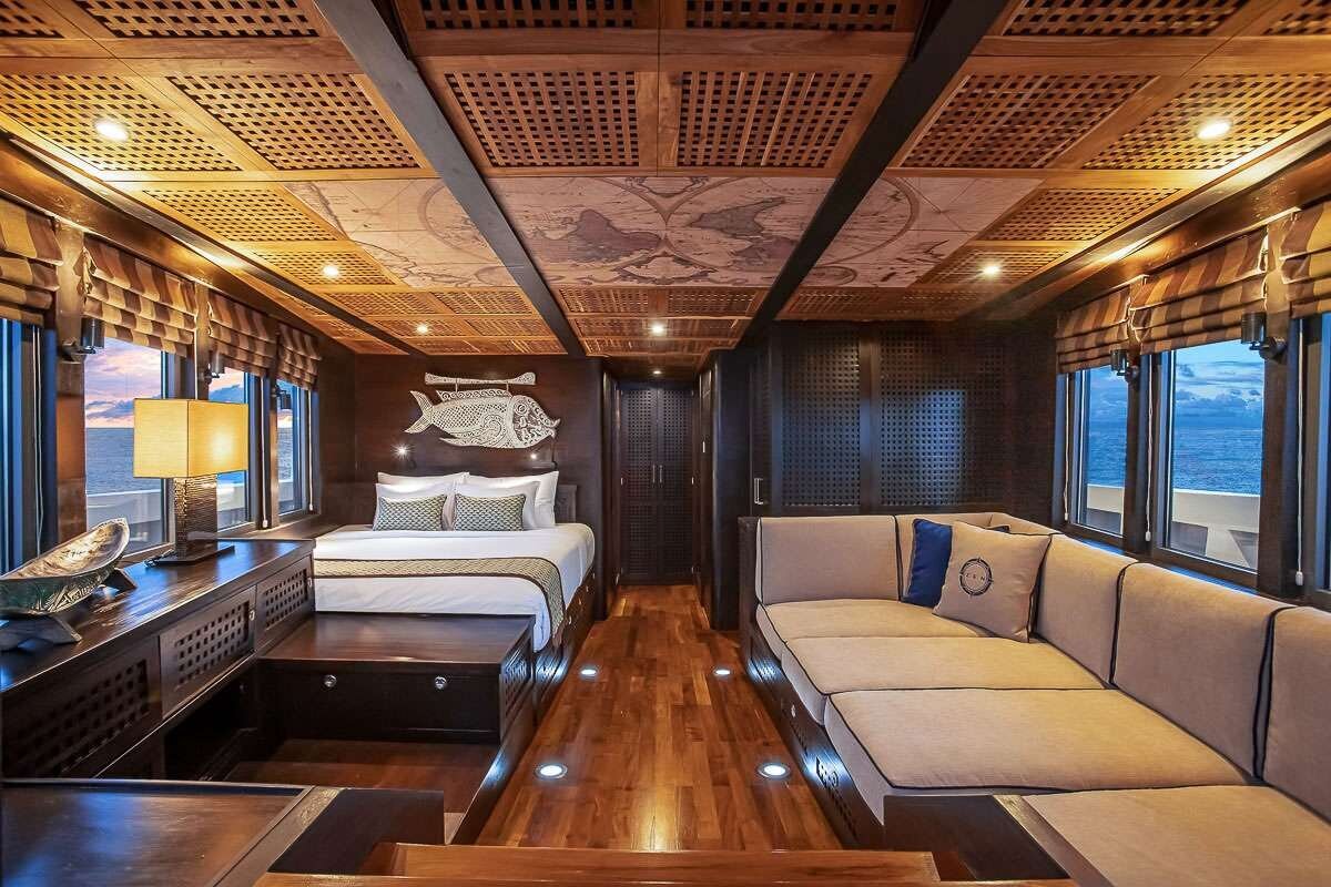 Zen Scubaspa Luxury Liveaboard Raja Ampat Master Cabin 2