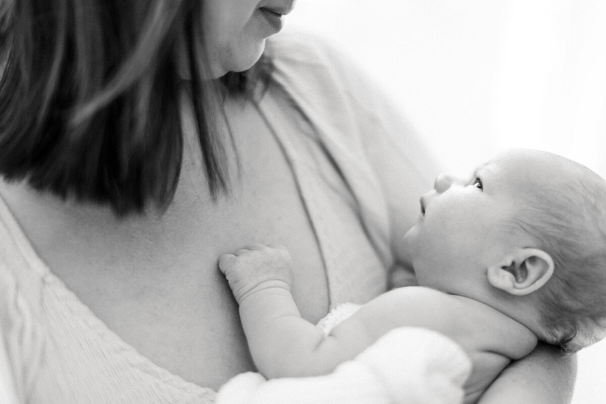 At-home newborn photography session in Statesville NC
