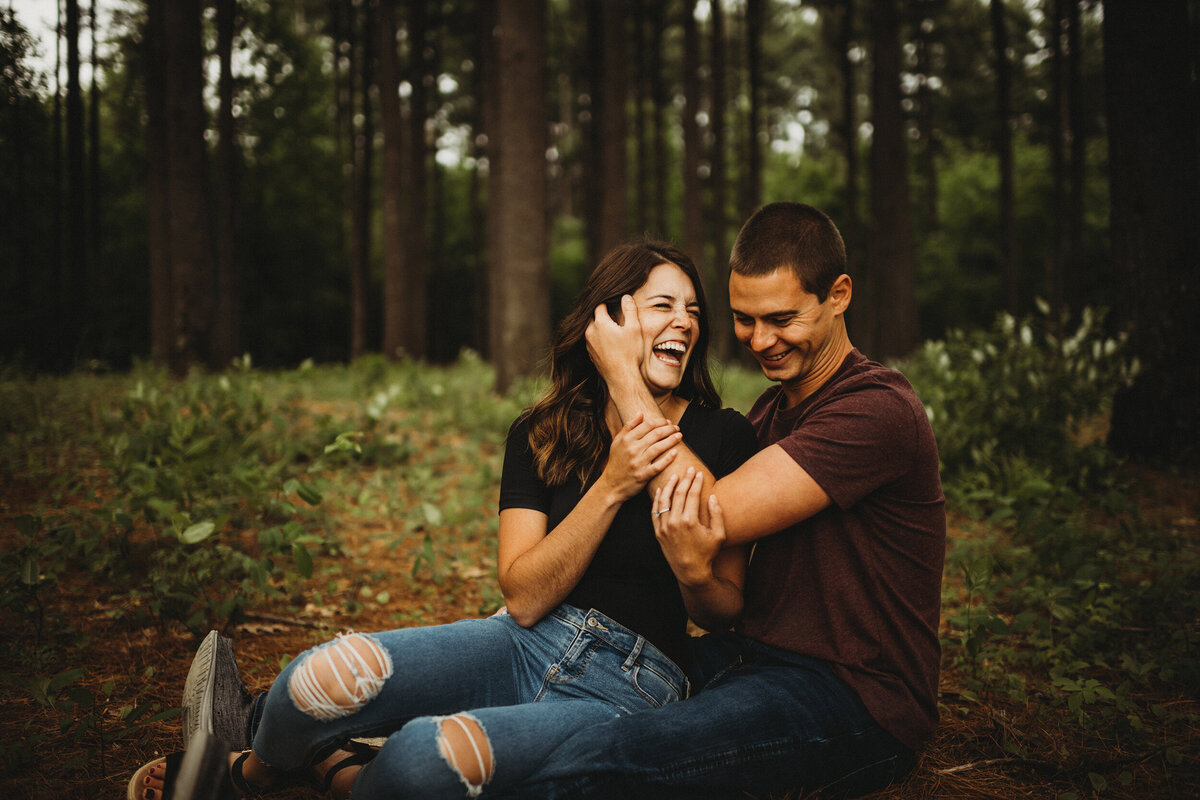 fun engagement session