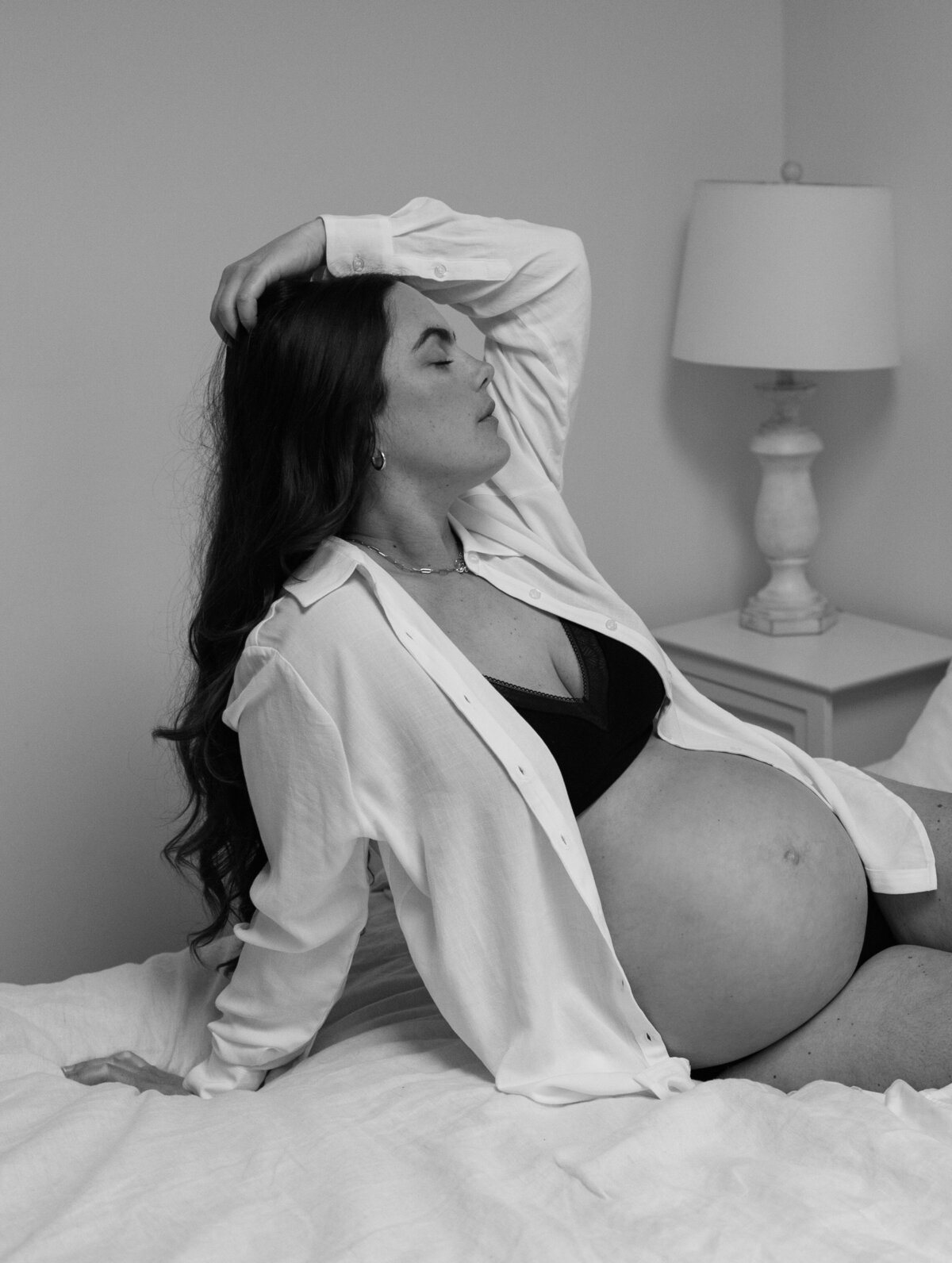 Kira - Maternity - At Home - Gaby Potter Photography - Jan 2025 -8