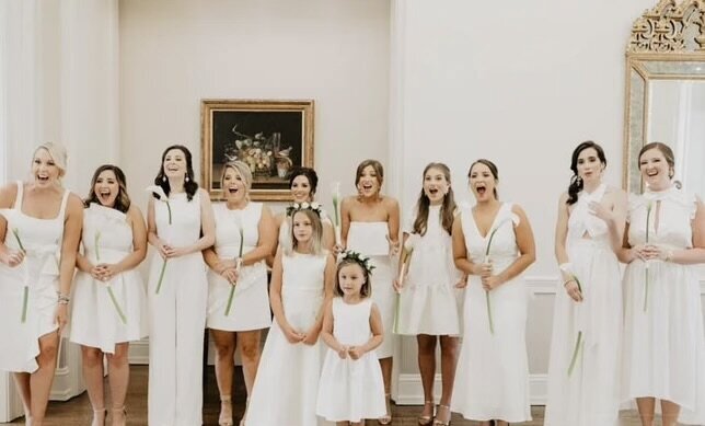 Bridesmaids at Louisiana Country Club wedding